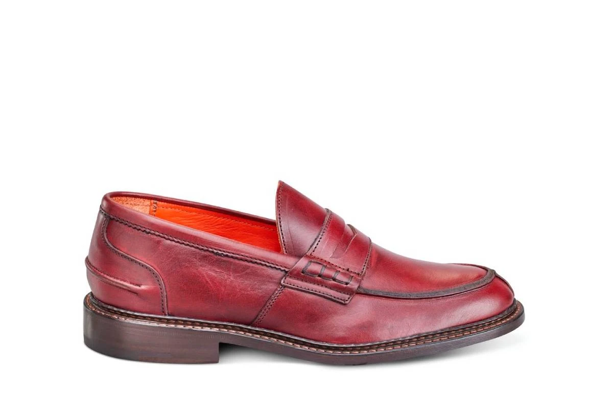 Eva Penny Loafer - Burgundy Cutter 1 Eva Penny Loafer - Burgundy Cutter
