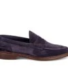 Adam Penny Loafer - Navy Suede