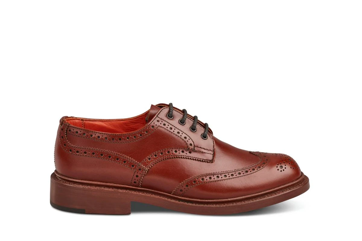 Anne Brogue Country Shoe - Marron Antique 1 Anne Brogue Country Shoe - Marron Antique