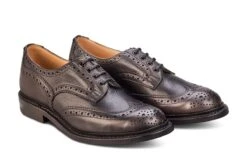 Bourton Country Shoe - Black Cross Hatch -Selected Footwear Stores bourton country shoe black cross hatch 611949