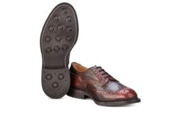 Bourton Country Shoe - Burgundy Cross Hatch -Selected Footwear Stores bourton country shoe burgundy cross hatch 559684