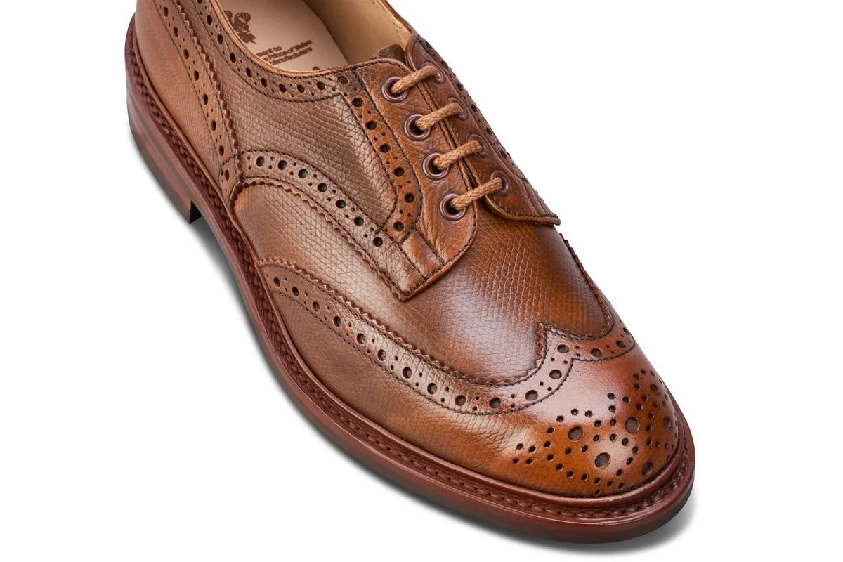 Bourton Country Shoe - Tan Cross Hatch 2 Bourton Country Shoe - Tan Cross Hatch - Image 2