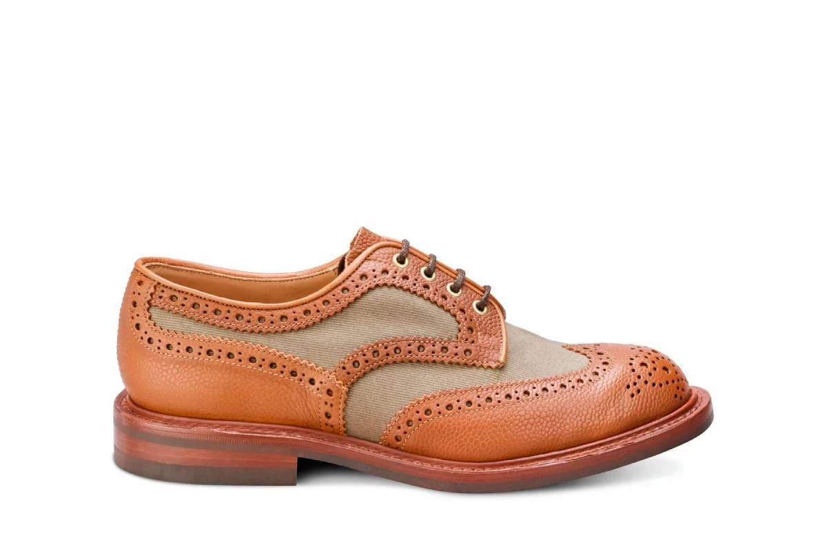 Bowood Country Shoe - Mahogany/Khaki Two Tone 1 Bowood Country Shoe - Mahogany/Khaki Two Tone