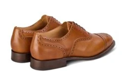 Cambridge JS9518 Brogue Toecap Oxford City Shoe - Beechnut (Multiple Width Fittings) -Selected Footwear Stores cambridge js9518 brogue toecap oxford city shoe beechnut multiple width fittings 301319