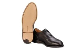 Cambridge JS9518 Brogue Toecap Oxford City Shoe - Black (Multiple Width Fittings) -Selected Footwear Stores cambridge js9518 brogue toecap oxford city shoe black multiple width fittings 998261