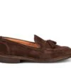 Elton Tassel Loafer - Coffee Suede