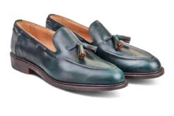 Elton Tassel Loafer - Green Cutter 7 Elton Tassel Loafer - Green Cutter -Selected Footwear Stores elton tassel loafer green cutter 741028