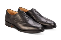 Epsom JS9524 Brogue Oxford City Shoe - Black (Multiple Width Fittings) 7 Epsom JS9524 Brogue Oxford City Shoe - Black (Multiple Width Fittings) -Selected Footwear Stores epsom js9524 brogue oxford city shoe black multiple width fittings 340841