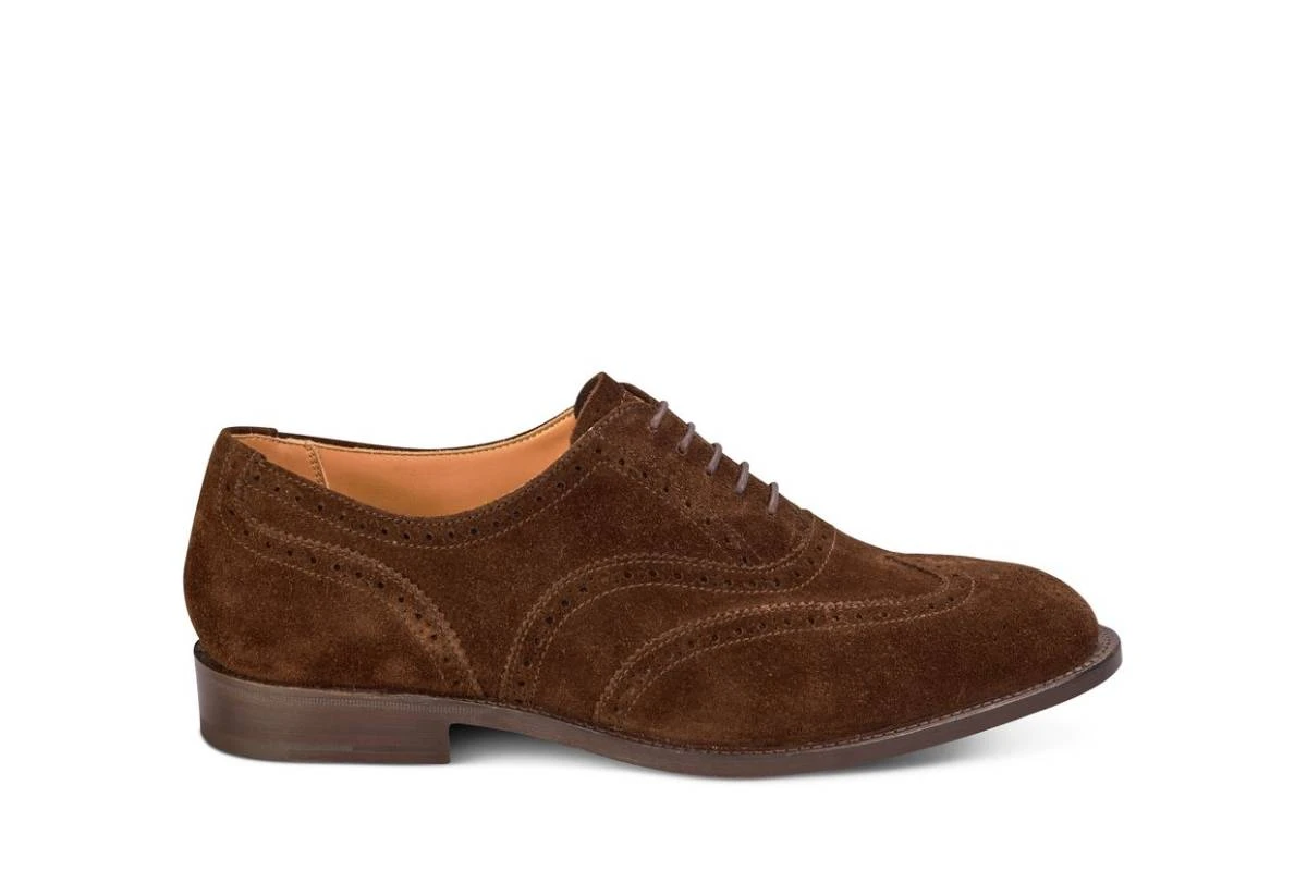 Epsom JS9524 Brogue Oxford City Shoe - Chocolate (Multiple Width Fittings) 1 Epsom JS9524 Brogue Oxford City Shoe - Chocolate (Multiple Width Fittings)