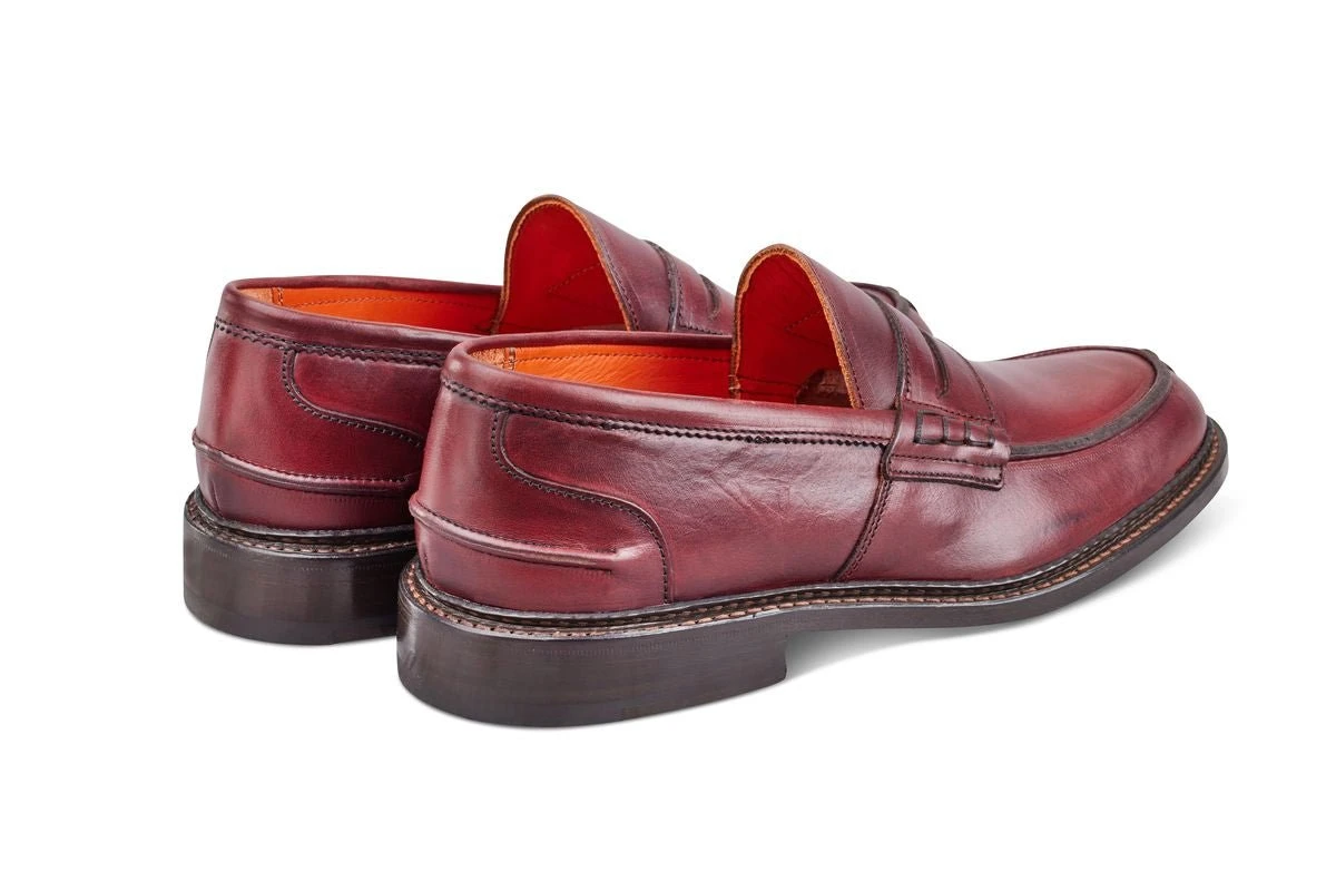 Eva Penny Loafer - Burgundy Cutter 4 Eva Penny Loafer - Burgundy Cutter - Image 4