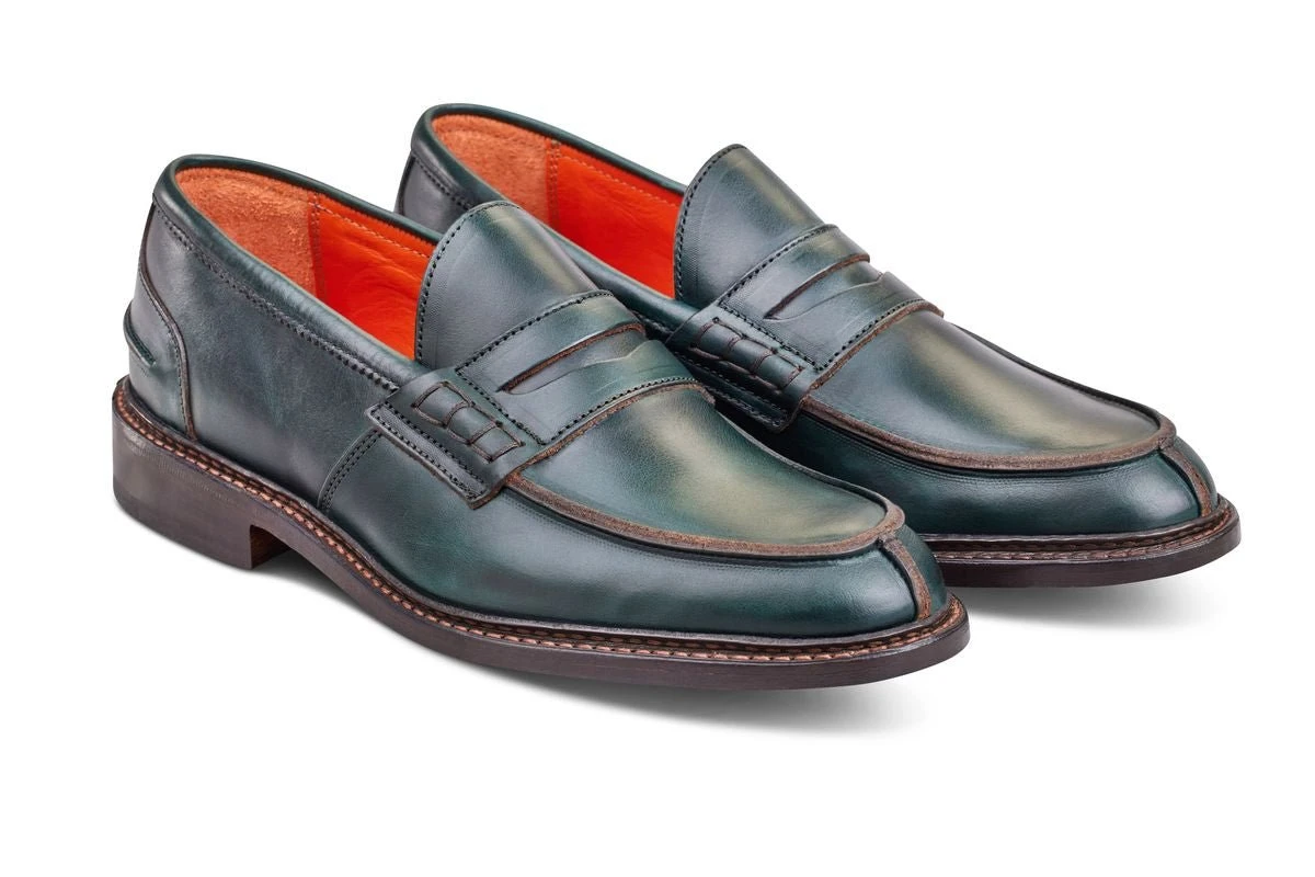 Eva Penny Loafer - Green Cutter 3 Eva Penny Loafer - Green Cutter - Image 3