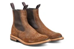 Henry Country Boot - Snuff Reverse Suede -Selected Footwear Stores henry country boot snuff reverse suede 399614