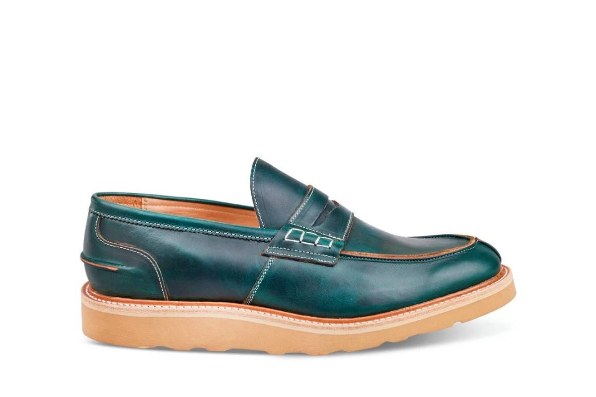 James Penny Loafer - Green Cutter 1 James Penny Loafer - Green Cutter