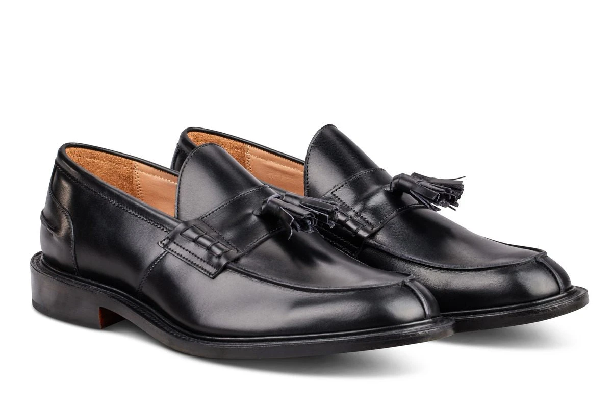Jamie Tassel Loafer - Black 3 Jamie Tassel Loafer - Black - Image 3