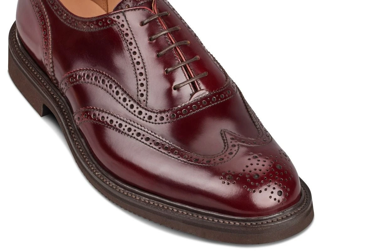 Jeremy Brogue Oxford City Shoe - Burgundy Bookbinder 2 Jeremy Brogue Oxford City Shoe - Burgundy Bookbinder - Image 2
