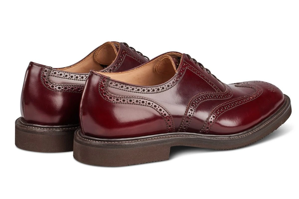 Jeremy Brogue Oxford City Shoe - Burgundy Bookbinder 4 Jeremy Brogue Oxford City Shoe - Burgundy Bookbinder - Image 4