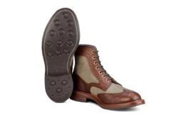 Kelmscott Country Boot - Mahogany/Khaki Two Tone 9 Kelmscott Country Boot - Mahogany/Khaki Two Tone -Selected Footwear Stores kelmscott country boot mahoganykhaki two tone 133174