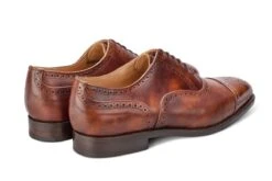 Kensington Toecap Oxford City Shoe - Brown Museum Calf -Selected Footwear Stores kensington toecap oxford city shoe brown museum calf 406302