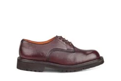 Linda Derby Tramper Shoe - Olivvia Deerskin - Burgundy