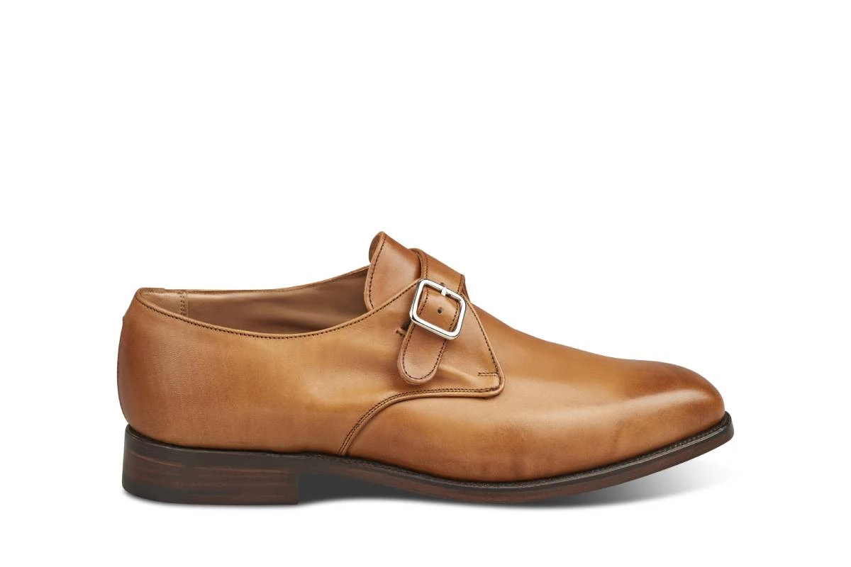 Mayfair Single Buckle Monk Shoe - 1001 Burnished 1 Mayfair Single Buckle Monk Shoe - 1001 Burnished