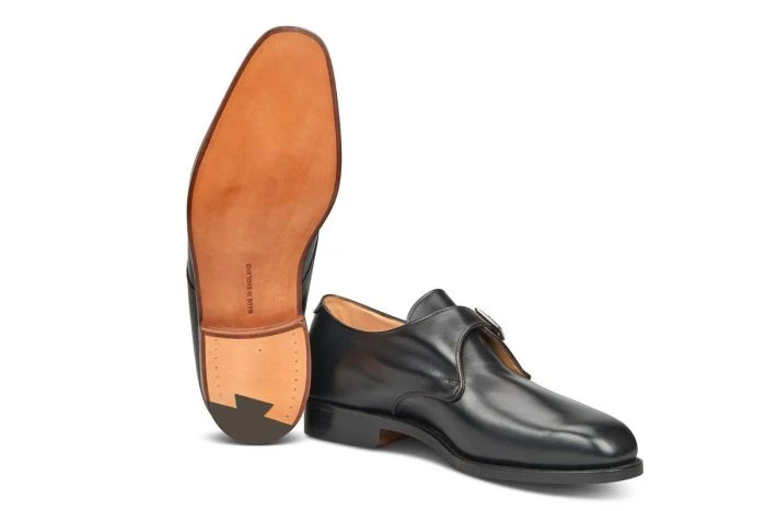 Mayfair Single Buckle Monk Shoe - Black 5 Mayfair Single Buckle Monk Shoe - Black - Image 5