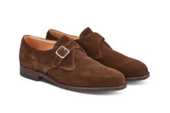 Mayfair Single Buckle Monk Shoe - Chocolate Suede 7 Mayfair Single Buckle Monk Shoe - Chocolate Suede -Selected Footwear Stores mayfair single buckle monk shoe chocolate suede 408058