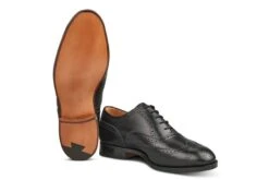 Norfolk Brogue Oxford City Shoe - Black -Selected Footwear Stores norfolk brogue oxford city shoe black 954014