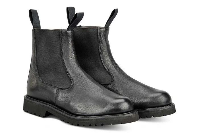 Paula Chelsea Boot - Olivvia Deerskin - Black 3 Paula Chelsea Boot - Olivvia Deerskin - Black - Image 3
