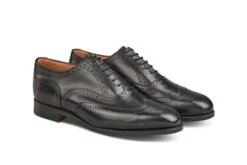 Piccadilly Brogue Oxford City Shoe - Black -Selected Footwear Stores piccadilly brogue oxford city shoe black 178844