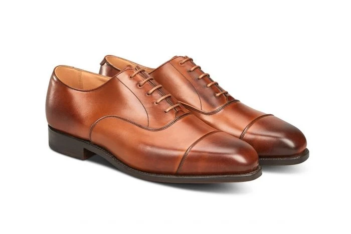 Regent Plain Toecap Oxford City Shoe - Beechnut 3 Regent Plain Toecap Oxford City Shoe - Beechnut - Image 3