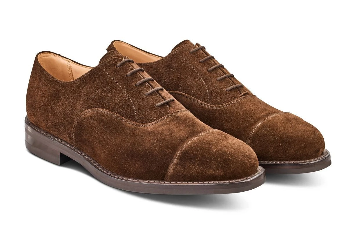 Regent Plain Toecap Oxford City Shoe - Chocolate Repello 3 Regent Plain Toecap Oxford City Shoe - Chocolate Repello - Image 3