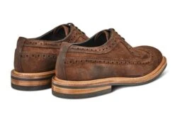 Richard Longwing Brogue - Ridge Reverse Suede -Selected Footwear Stores richard longwing brogue ridge reverse suede 121895