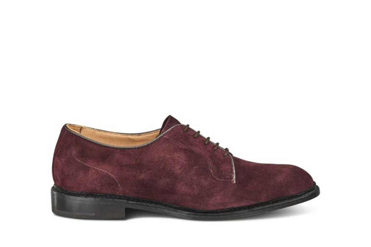 Robert Derby Shoe - Barolo Suede 1 Robert Derby Shoe - Barolo Suede