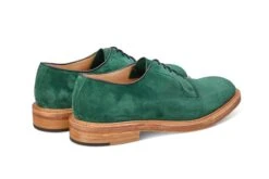 Robert Derby Shoe - Bright Green Castorino Suede -Selected Footwear Stores robert derby shoe bright green castorino suede 473571