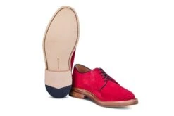 Robert Derby Shoe - Bright Red Castorino Suede 9 Robert Derby Shoe - Bright Red Castorino Suede -Selected Footwear Stores robert derby shoe bright red castorino suede 636021