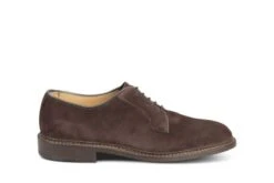 Robert Derby Shoe - Coffee Suede