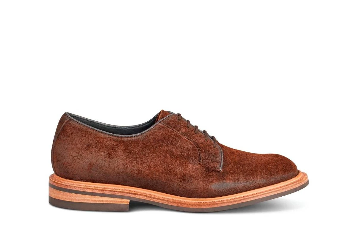Robert Derby Shoe - Ridge Reverse Suede 1 Robert Derby Shoe - Ridge Reverse Suede