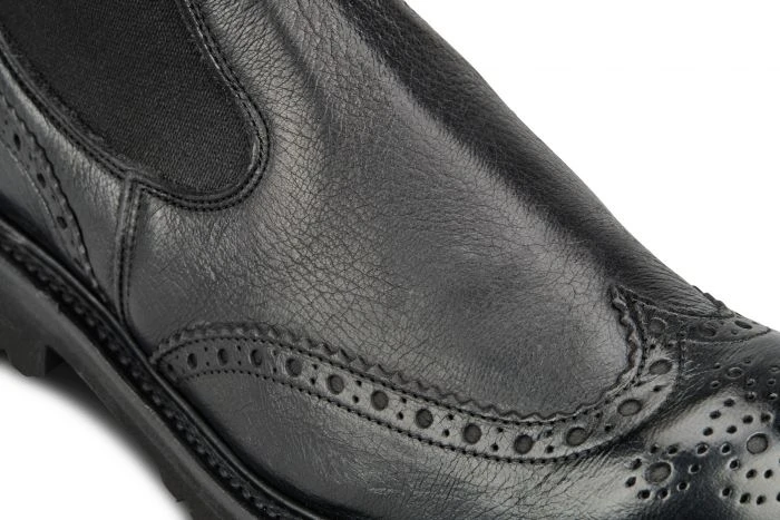 Silvia Country Dealer Boot - Olivvia Deerskin - Black 2 Silvia Country Dealer Boot - Olivvia Deerskin - Black - Image 2