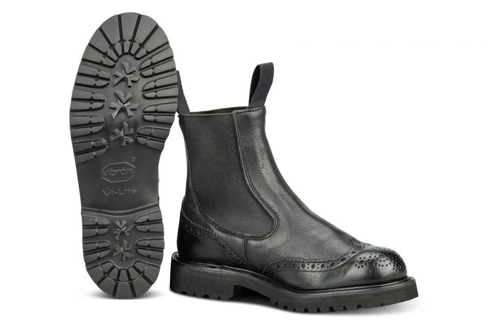 Silvia Country Dealer Boot - Olivvia Deerskin - Black 5 Silvia Country Dealer Boot - Olivvia Deerskin - Black - Image 5