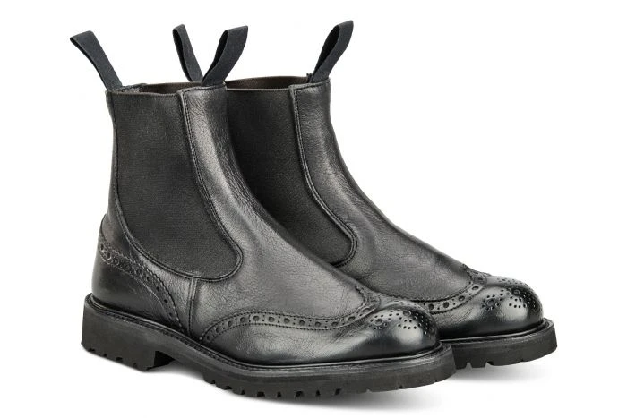 Silvia Country Dealer Boot - Olivvia Deerskin - Black 3 Silvia Country Dealer Boot - Olivvia Deerskin - Black - Image 3