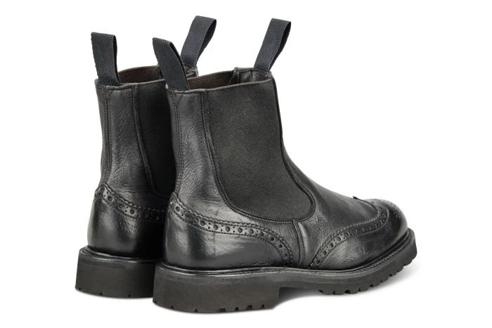 Silvia Country Dealer Boot - Olivvia Deerskin - Black 4 Silvia Country Dealer Boot - Olivvia Deerskin - Black - Image 4