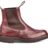 Silvia Country Dealer Boot - Olivvia Deerskin - Burgundy