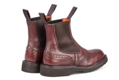 Silvia Country Dealer Boot - Olivvia Deerskin - Burgundy -Selected Footwear Stores silvia country dealer boot olivvia deerskin burgundy 990673