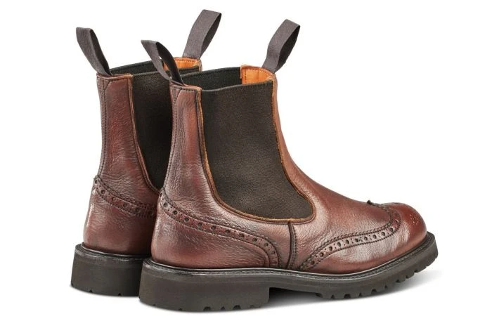 Silvia Country Dealer Boot - Olivvia Deerskin - Chestnut Burnished 4 Silvia Country Dealer Boot - Olivvia Deerskin - Chestnut Burnished - Image 4