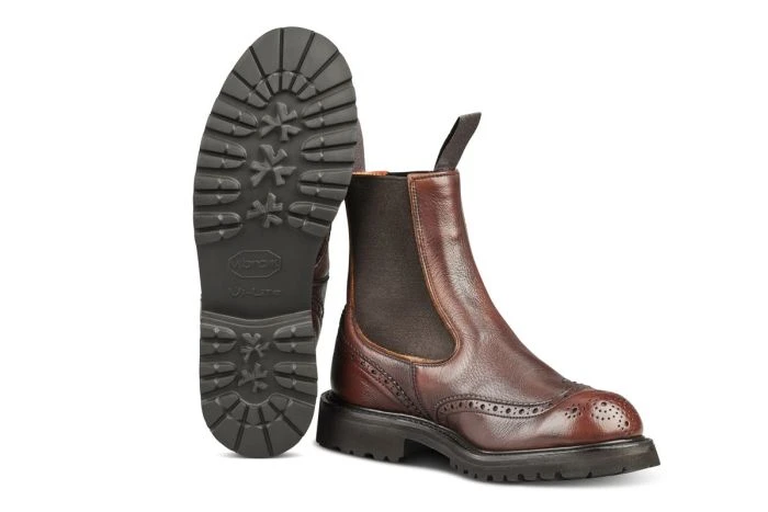 Silvia Country Dealer Boot - Olivvia Deerskin - Chestnut Burnished 5 Silvia Country Dealer Boot - Olivvia Deerskin - Chestnut Burnished - Image 5