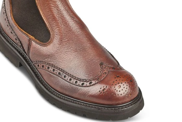 Silvia Country Dealer Boot - Olivvia Deerskin - Chestnut Burnished 2 Silvia Country Dealer Boot - Olivvia Deerskin - Chestnut Burnished - Image 2