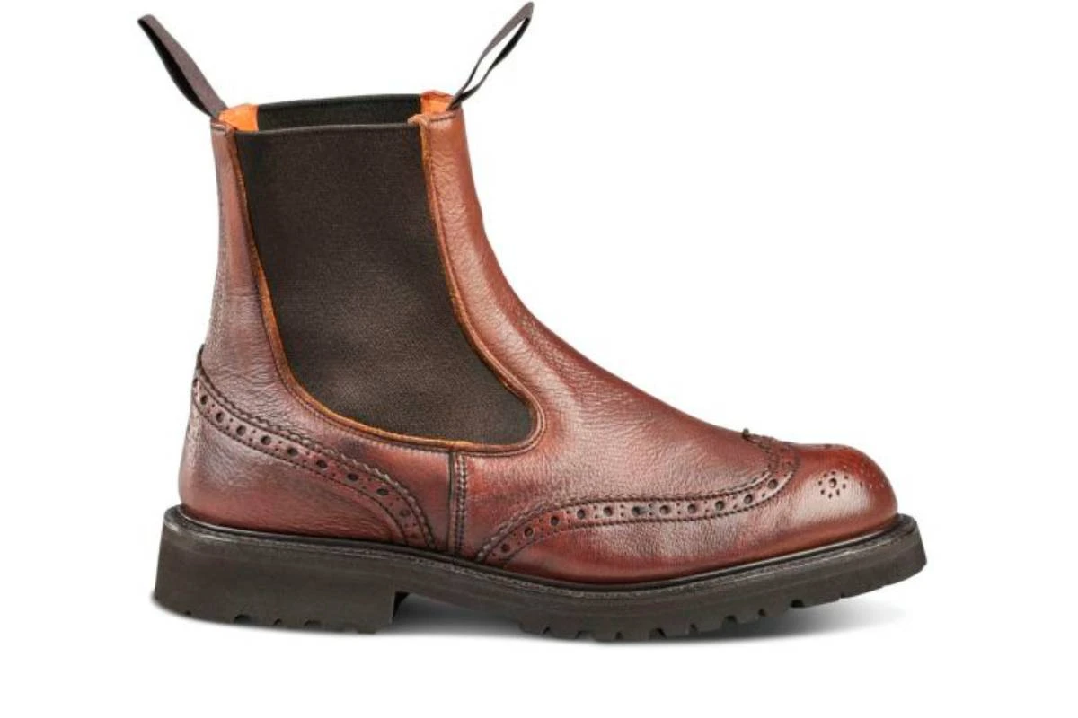 Silvia Country Dealer Boot - Olivvia Deerskin - Chestnut Burnished 1 Silvia Country Dealer Boot - Olivvia Deerskin - Chestnut Burnished