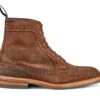 Simon Longwing Brogue Boot - Ridge Reverse Suede