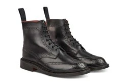 Stephy Brogue Boot - Black 8 Stephy Brogue Boot - Black -Selected Footwear Stores stephy brogue boot black 905209