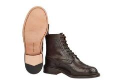 Stephy Brogue Boot - ESPRESSO BURNISHED -Selected Footwear Stores stephy brogue boot espresso burnished 306863
